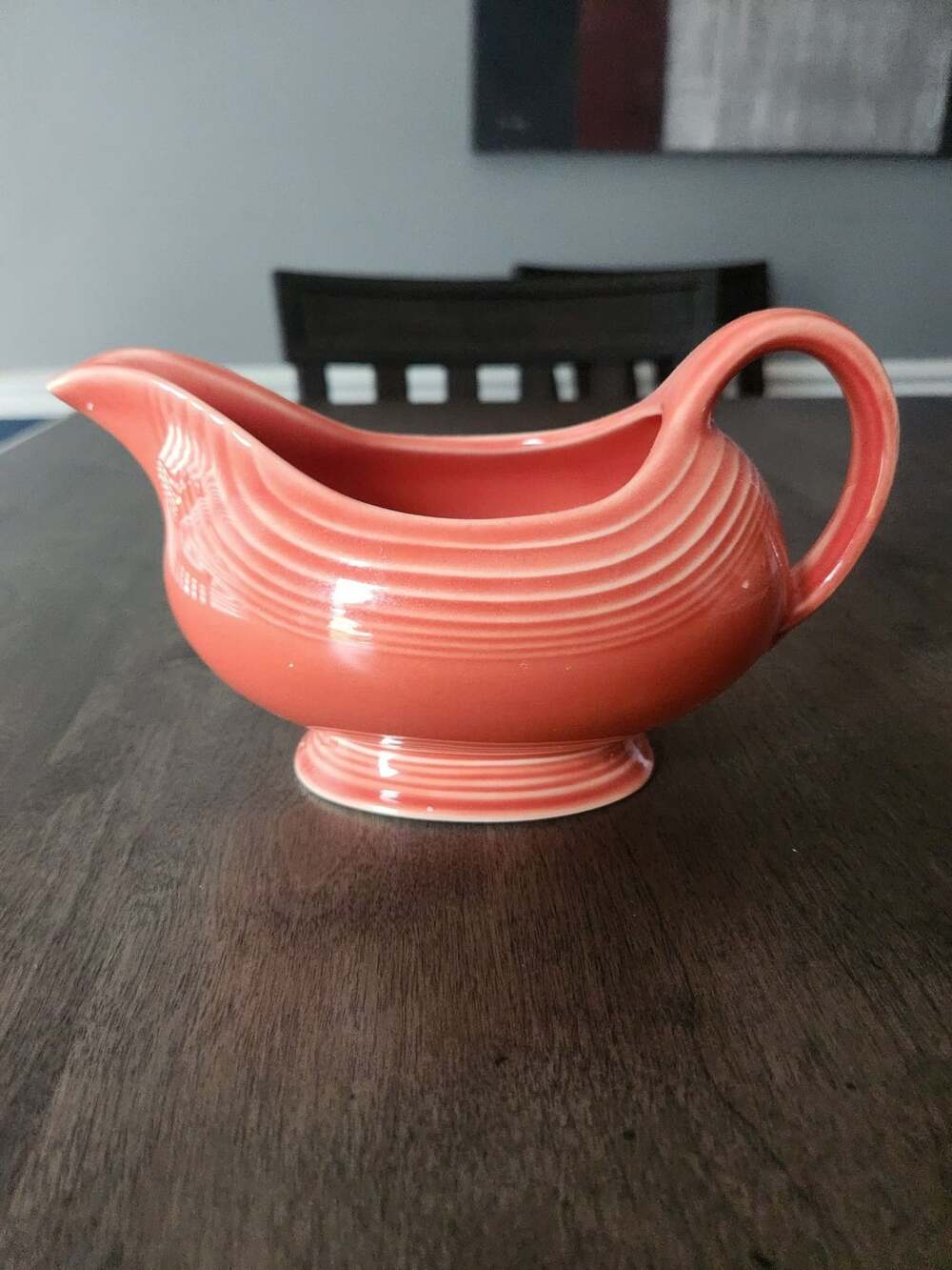 Homer Laughlin Fiesta Orange Gravy Boat